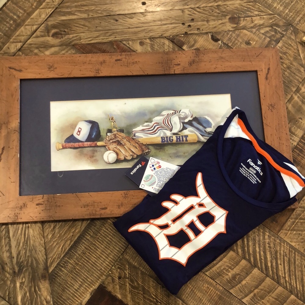 🔥3$20!Fanatics Detroit Tigers Pinstripe Tee - Picture 5 of 6